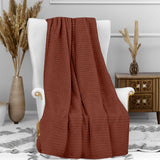 Soleil D'Ocre, deken, microvezel, 120 X 160 Cm, donkerroze Quilts en quilts Naty Shop steenrood 120 X 160 Cm