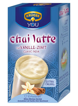 KRÜGER YOU Chai Latte Vanille Kaneel, instantbereiding voor melkdranken, op smaak gebracht met vanille en kaneel, 250 g (10 zakjes van 25 g)