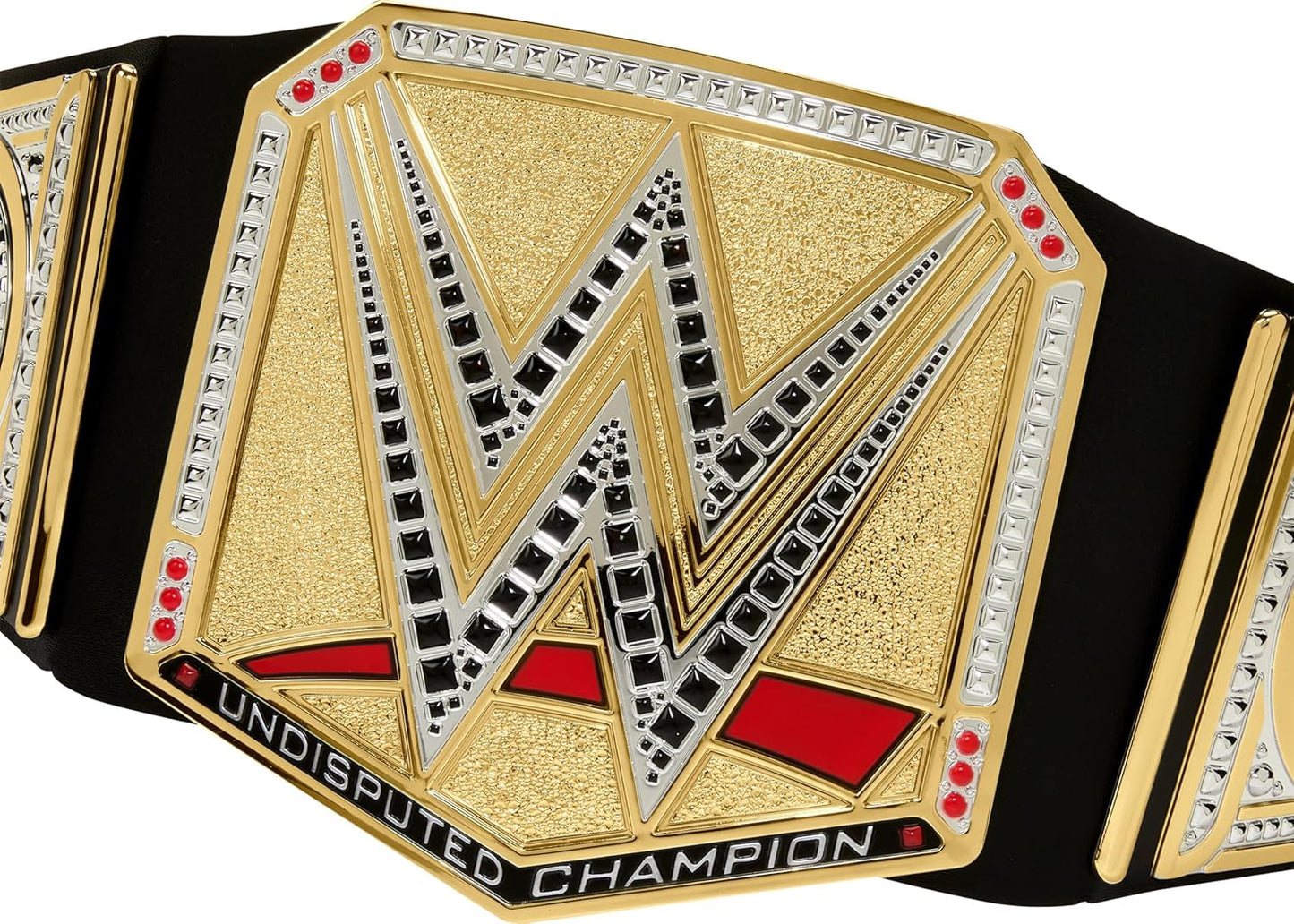 Mattel Mattel WWE Championship Belt, onbetwist WWE Universal Championship rollenspel en kostuum, ca. 100 cm lange kunstleren riem met unieke pasvorm, HYJ35 actiefiguren Naty Shop