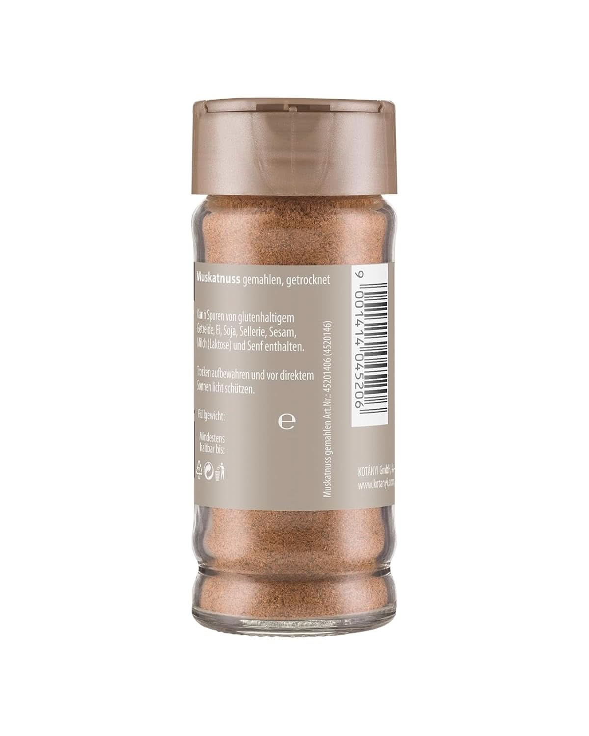 KOTÁNYI Gemalen nootmuskaat - 37 gram Specerijen Naty Shop