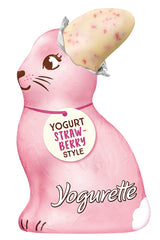 Ferrero Osterhase | 75 G| Weiße Joghurtschokolade Mit Fruchtigen Erdbeercrisps | Pasen | Osterhas | Geschenk Aus Schokolade in Hasenform Naty Shop