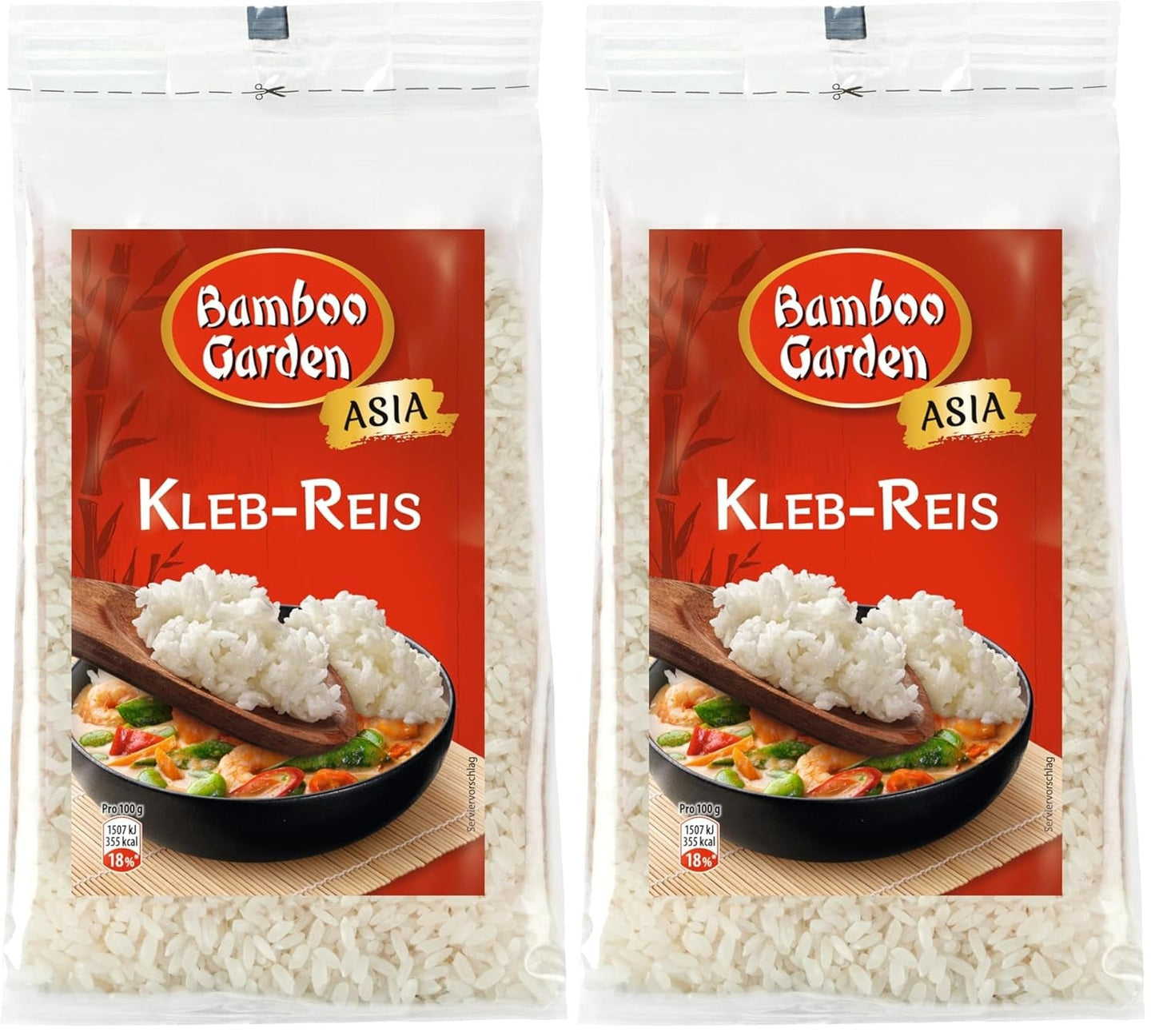 Bamboo Garden - Kleefrijst, 500g per zak