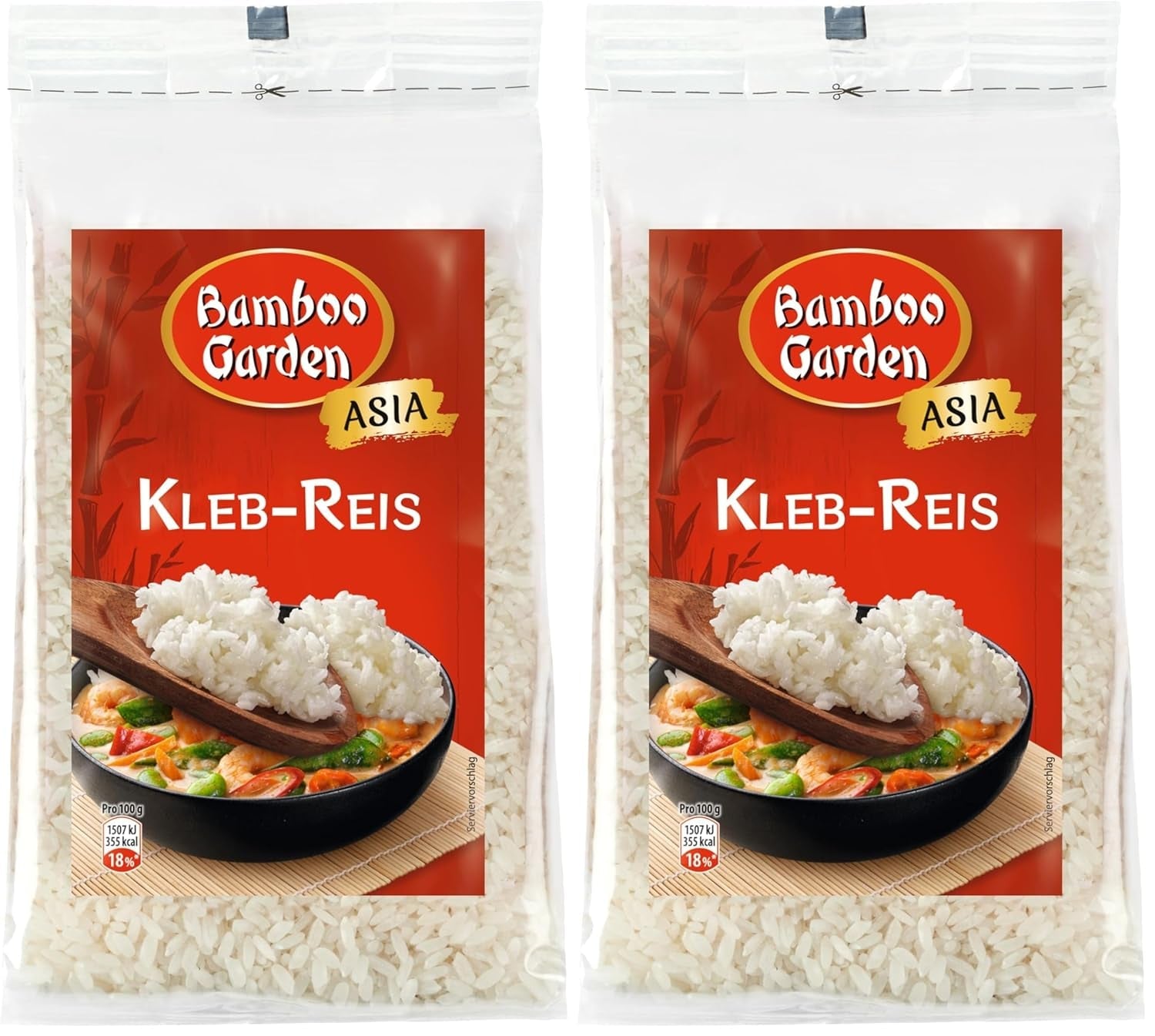 Bamboo Garden - Kleefrijst, 500g per zak