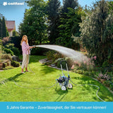 CELLFAST tuinslang, 3-laags tuinwaterslang, duurzame draadversterkt, flexibele irrigatieslang, UV-bestendig, anti-algen, 3,4 inch, 20 meter lengte