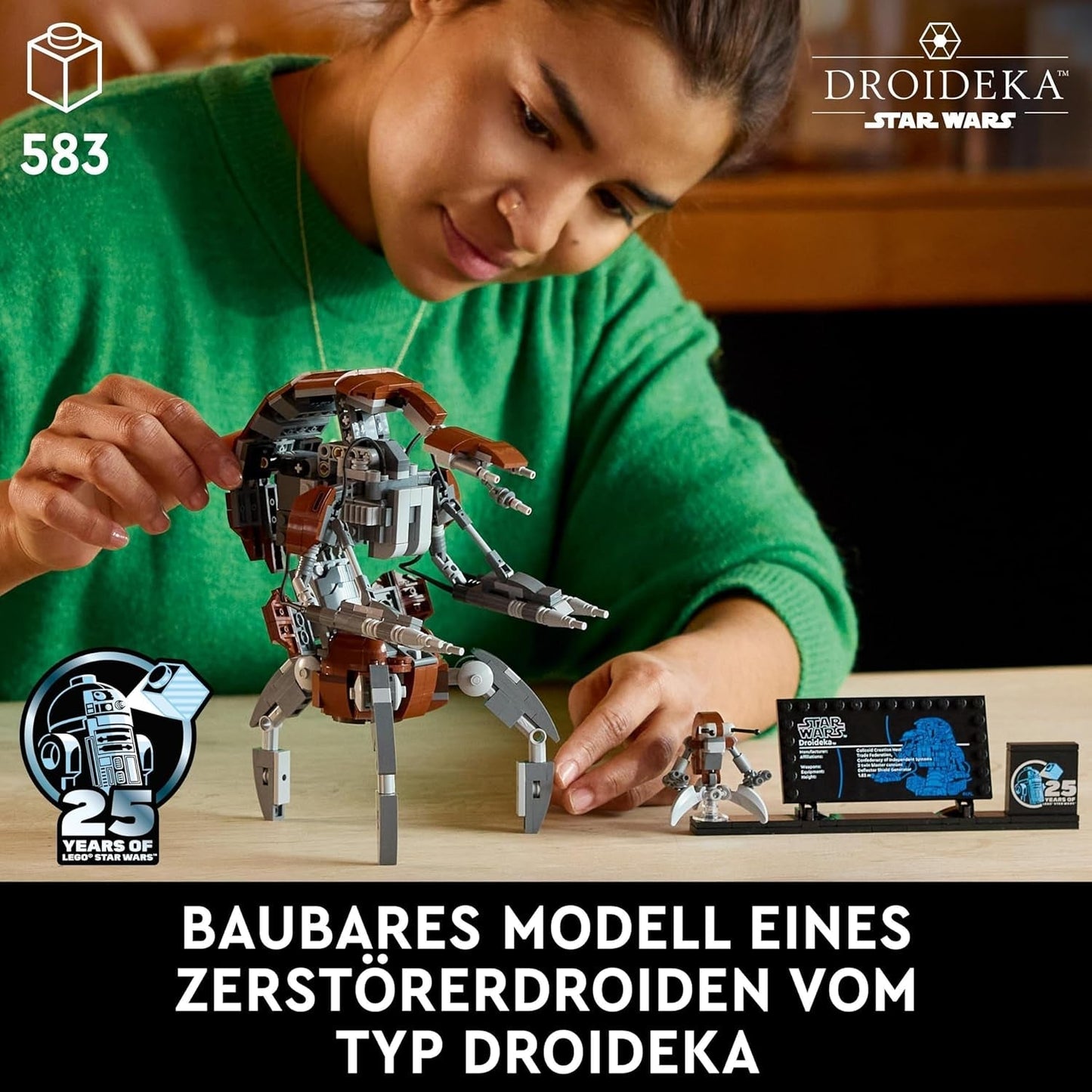 LEGO Star Wars Droideka Set, Droid Model Kit voor volwassenen, bureaudecoratie, verzamelobject, cadeau-idee voor mannen en vrouwen 75381 Bouwsets Besuche in LEGO-Store