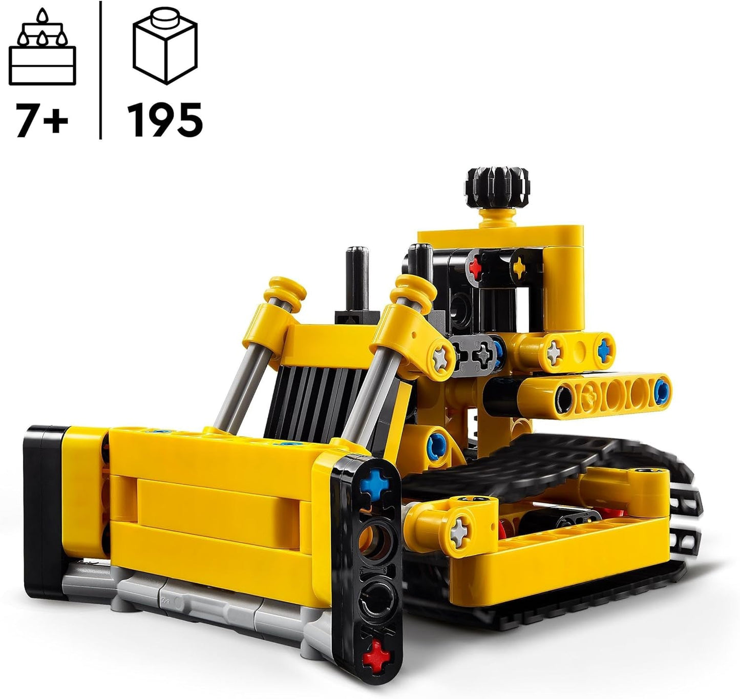 LEGO Technic Zware Bulldozer Bouwspeelgoed Bulldozer Voeg toe aan je bouwplaats Bouwspeelgoed voor kinderen Tech cadeau voor jongens en meisjes vanaf 7 jaar 42163 Bouwsets Bestel in LEGO-Store