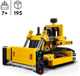 LEGO Technic Zware Bulldozer Bouwspeelgoed Bulldozer Voeg toe aan je bouwplaats Bouwspeelgoed voor kinderen Tech cadeau voor jongens en meisjes vanaf 7 jaar 42163 Bouwsets Bestel in LEGO-Store