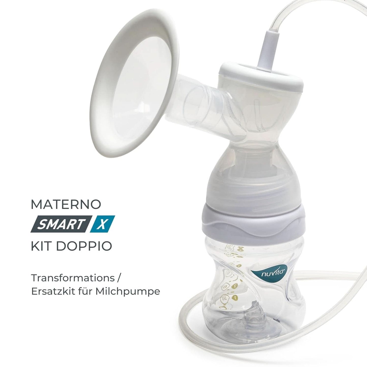 Nuvita Efficiënte dubbele afkolfset voor Materno Smart X - 1287KDX | Complete set accessoires, antikrampjesfles goedgekeurd door Aio Accesorii Hrana si Alattare Bebe Naty Shop