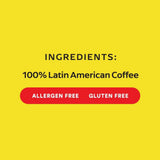 Gebrande en gemalen koffie, 17,6 ounce baksteen