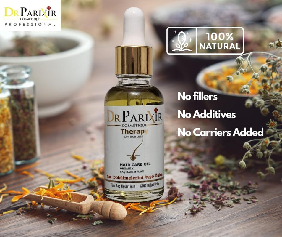 Dr Parixir Anti-Hair Loss Serum - Effectieve oplossing met olijfolie en rozemarijn, 30 ml | Vermindert haaruitval en versterkt de haarwortels Naty Shop Hair Care