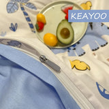 Beddengoed voor kinderen, unisex, dinosaurussen, katoen Beddengoed - kinderen Naty Shop