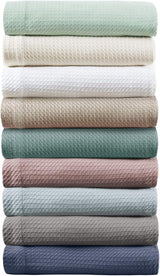 Madison Park 100% Egyptisch katoen ademend dekbeddeken Premium gebreide luxe seizoenslichtgewicht hoes voor slaapbank en bank Volledige/queensize bed Rose Naty Shop dekbedden en dekbedden
