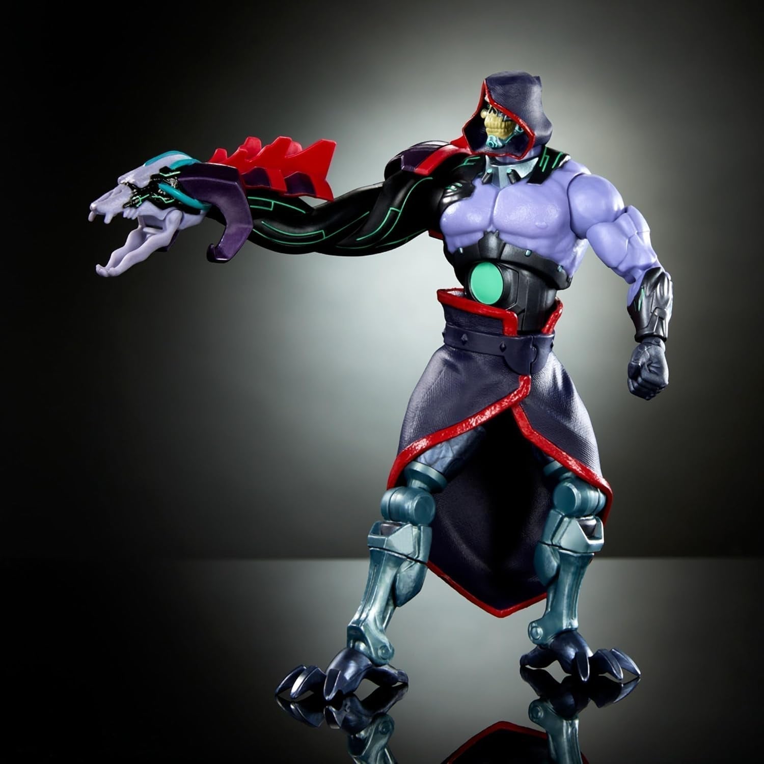 Masters of the Universe: Revolution Masterverse Skeletor-actiefiguur verzamelfiguur met 30 bewegingspunten en beweegbare robotarm Motu Toy HYC46 Actiefiguren Naty Shop