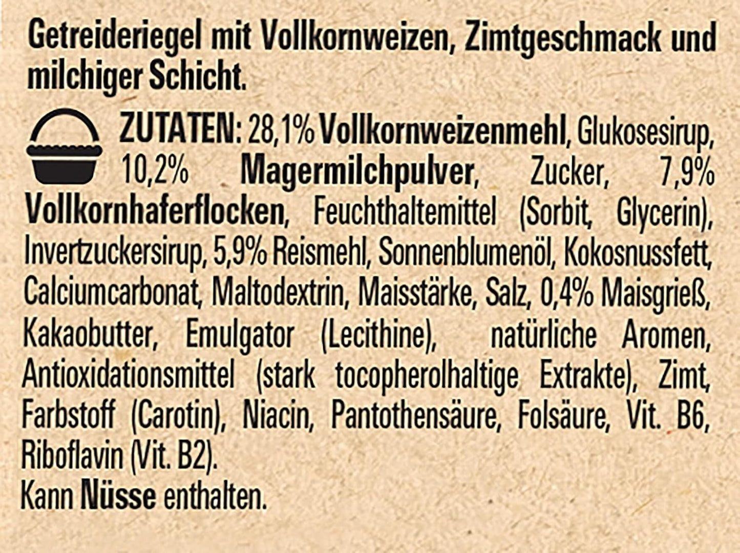 NESTLÉ CINI MINIS Kaneelrepen, volkoren calcium knapperige snack, 8 stuks (elk 4 x 25 g)