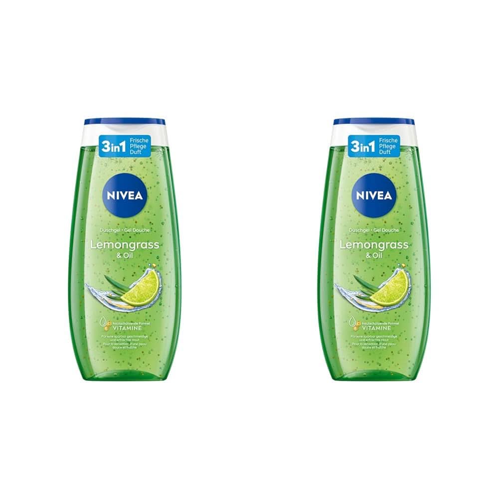 NIVEA Citroengras En Olie douchegel, 250 ml Douche en bad Naty Shop 2 stuks x 250 ml