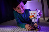 Mattel Minecraft-actiefigurenset, Ghast met vuuraanval, lichten, geluid, starter en projectiel, Piglin Warrior, geïnspireerd door de film, JFB69 Actiefiguren Naty Shop