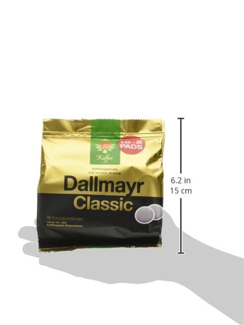 Kaffee Classic Kaffeepads 16 + 2, 5er-pakket (5 x 124 g)