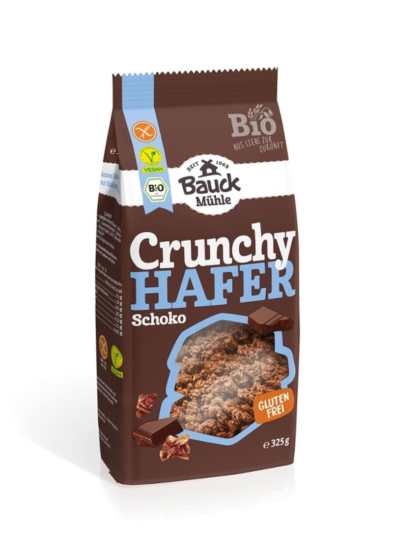 Krokante muesli met biologische hofhaver en chocolade, 325 g