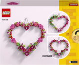 LEGO hartdecoratieset, bouwspeelgoed voor kinderen, meisjes en jongens vanaf 9 jaar, kinderkamerdecoratie of wandaccessoires, cadeau-idee voor Valentijnsdag, Moederdag of verjaardag 40638 Bouwsets Beuche den LEGO-Store