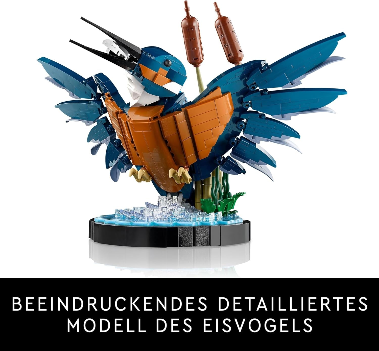 LEGO Icons Kingfisher modelbouwset voor volwassenen, vogelfiguur voor woonkamer of kantoor, huis- en kantoordecoratie, cadeau voor vogelliefhebbers en ornithologen, dames en heren 10331 Bouwsets Besuche in LEGO-Store