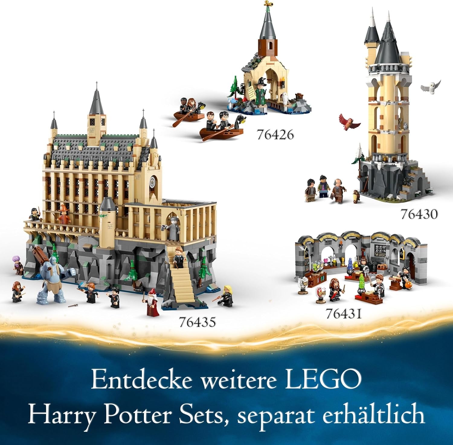 LEGO Harry Potter Ollivanders & Madam Malkin's pakken, Lands of Diagon Alley, kinderspeelset, tovenaarsspeelgoed, fantasiecadeaus voor meisjes, jongens en fans vanaf 8 jaar 76439 Bouwsets Besuche den LEGO-Store