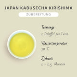Japanse Kabusecha Kirishima groene thee, Japanse Kabuse Sencha, premium losse groene thee, geen toegevoegde smaken | Wondertea Japanse groene thee Kabusecha (50 g)