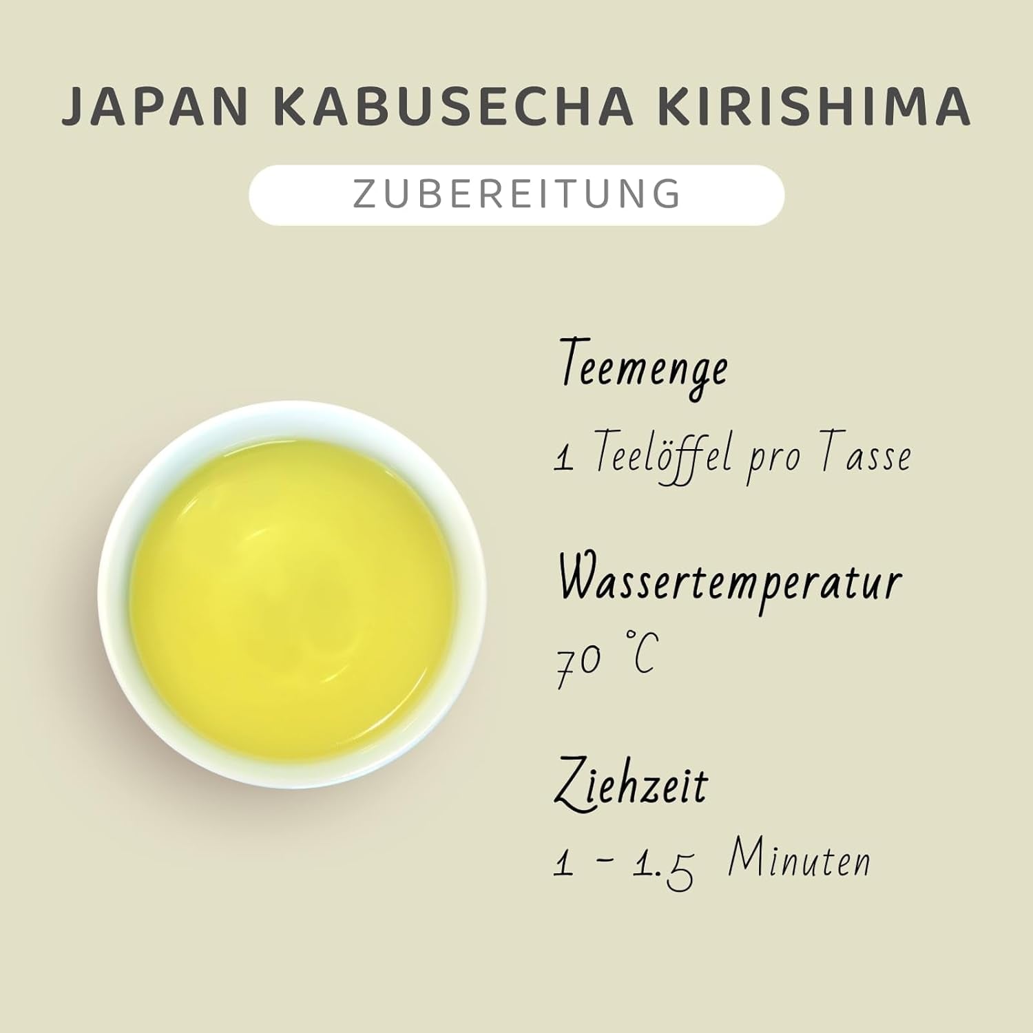 Japanse Kabusecha Kirishima groene thee, Japanse Kabuse Sencha, premium losse groene thee, geen toegevoegde smaken | Wondertea Japanse groene thee Kabusecha (50 g)