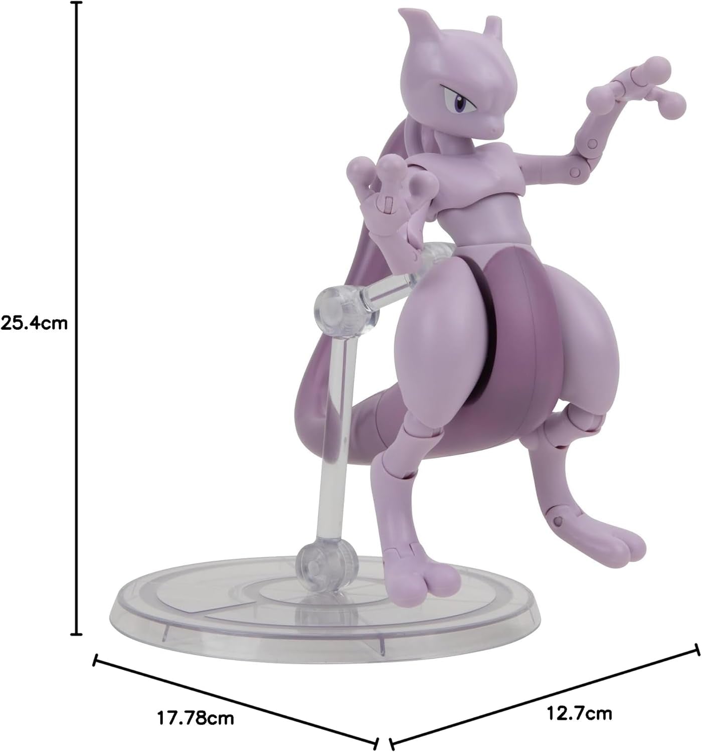 Pokémon Pkw2417-15Cm Select Figure - Mewtu officiële actiefiguren met beweegbare figuren Naty Shop
