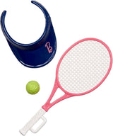 Barbie Made to Move-pop - Tennisspeler met racket en bal - 22 scharnierende pop voor realistisch spel, tennisfans en kinderen vanaf 3 jaar, HKT73