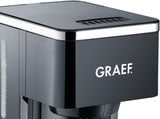 GRAEF. FK402 Filter-espressomachine Zwart, 1,25 liter, warmhoudfunctie, timer, pre-infusiefunctie, zetkop voor optimale smaakontwikkeling, eenvoudig in gebruik