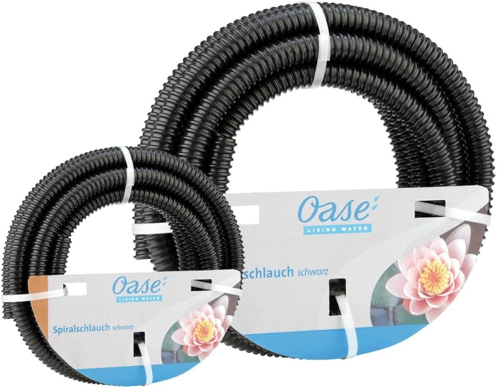 Oase spiraalslang, zwart, 1 1/2", 10 m - PVC-materiaal slangsectie, Ø 38 cm, geschikt voor 1 bar