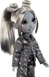 Rainbow High Shadow High Girl's Night - Luna Madison – 28 cm Modepuppe in grijs, grijs haar en outfit met accessoires en kammen – voor kinderen en kinderen vanaf 6 jaar