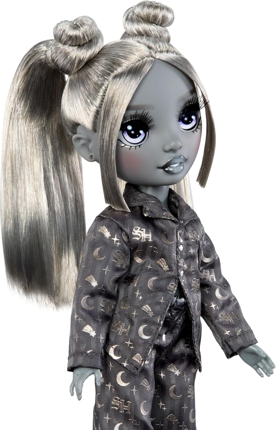 Rainbow High Shadow High Girl's Night - Luna Madison – 28 cm Modepuppe in grijs, grijs haar en outfit met accessoires en kammen – voor kinderen en kinderen vanaf 6 jaar