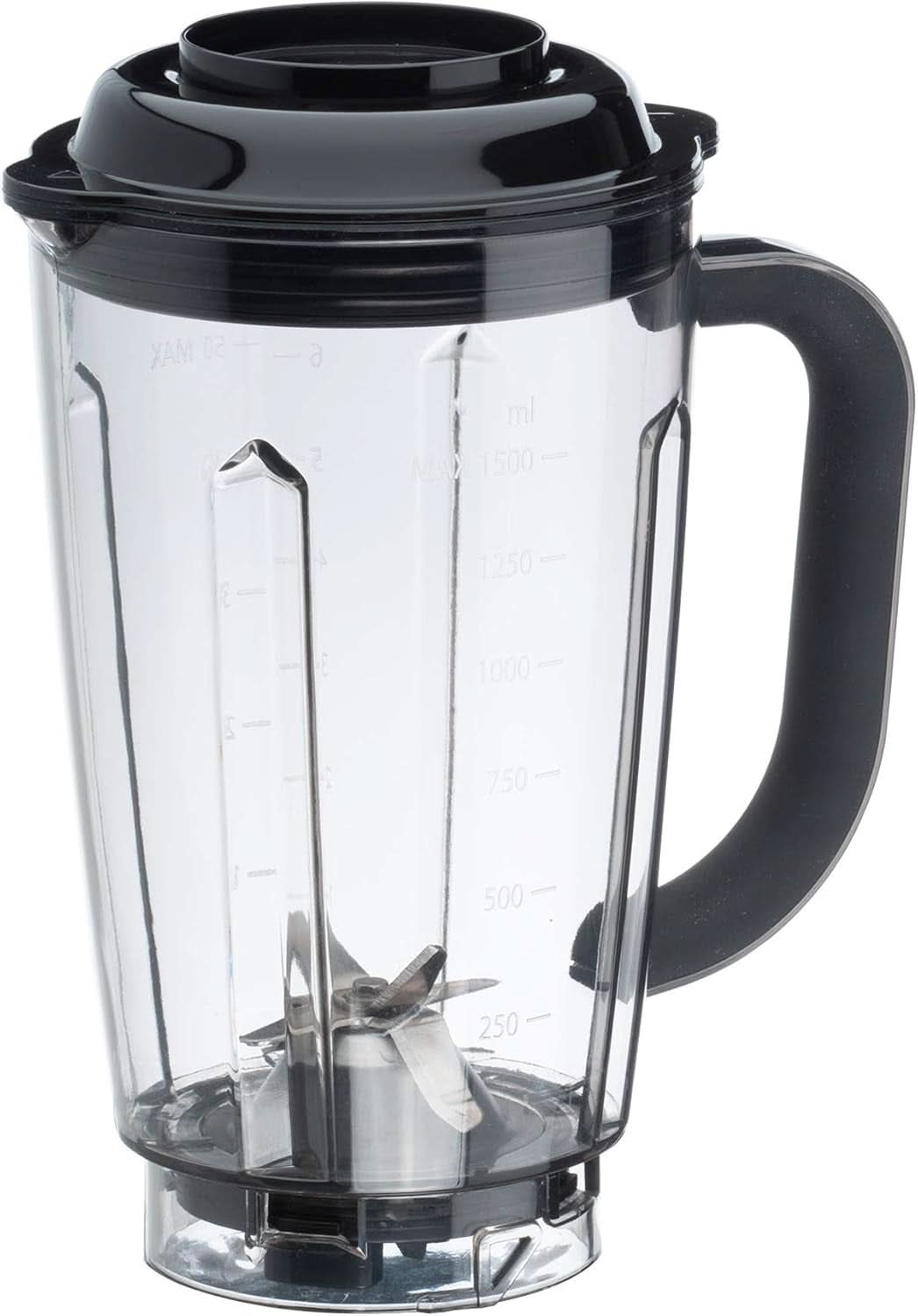 Cloer 6980 Vakuum Standmixer / 800 Watt / 21.000 U/Min. / Incl. Vorratsbehälter/Vakuumventil/Automatikprogramme/Eis-Crush-Funktion/Reinigungsfunktion/Schwarz, 1500 Milliliter Keuken Naty Shop