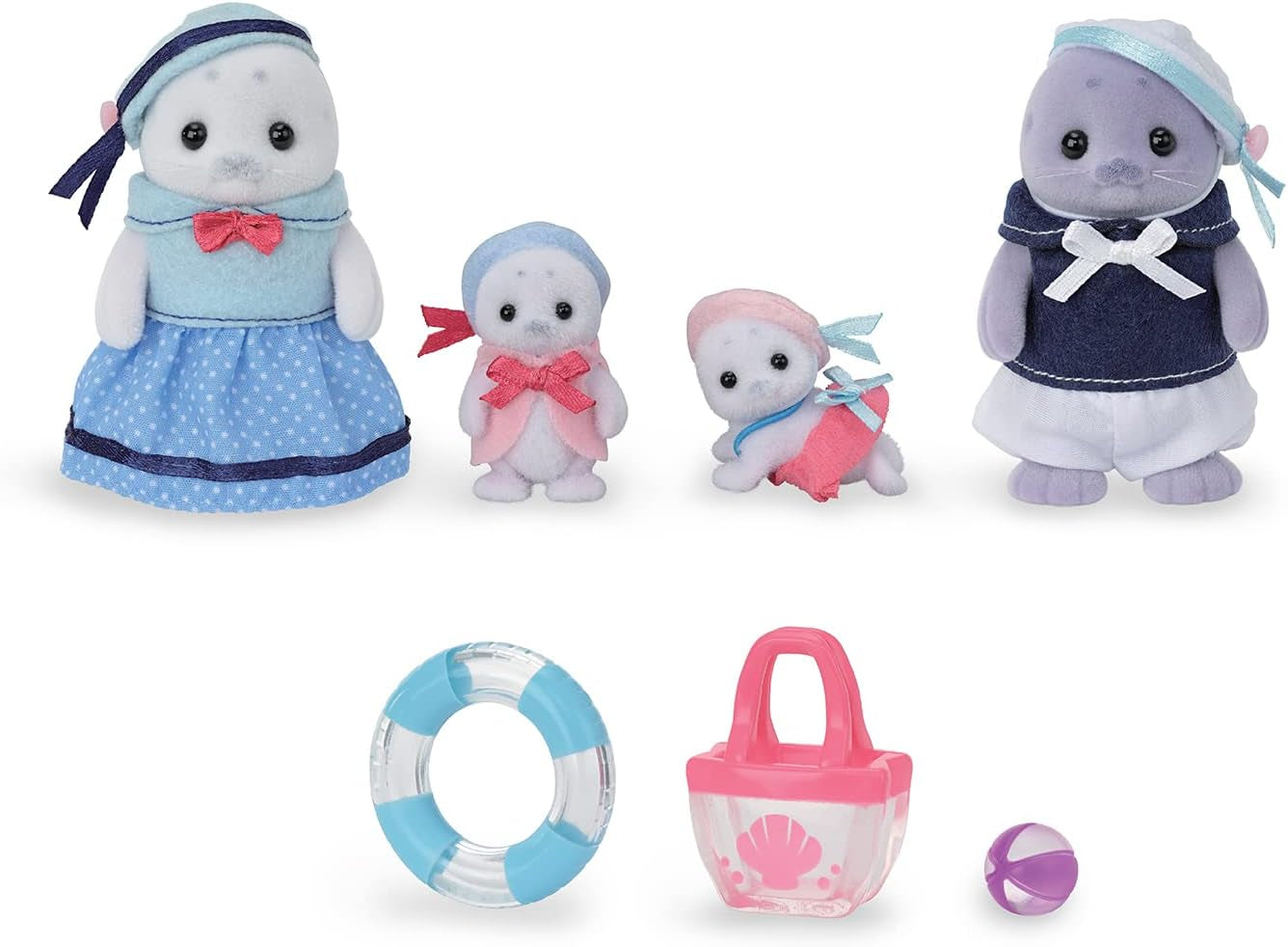 Sylvanian Families - 5759 Seal Family dierenfiguur Gedetailleerd speelgoed voor kinderen vanaf 3 jaar