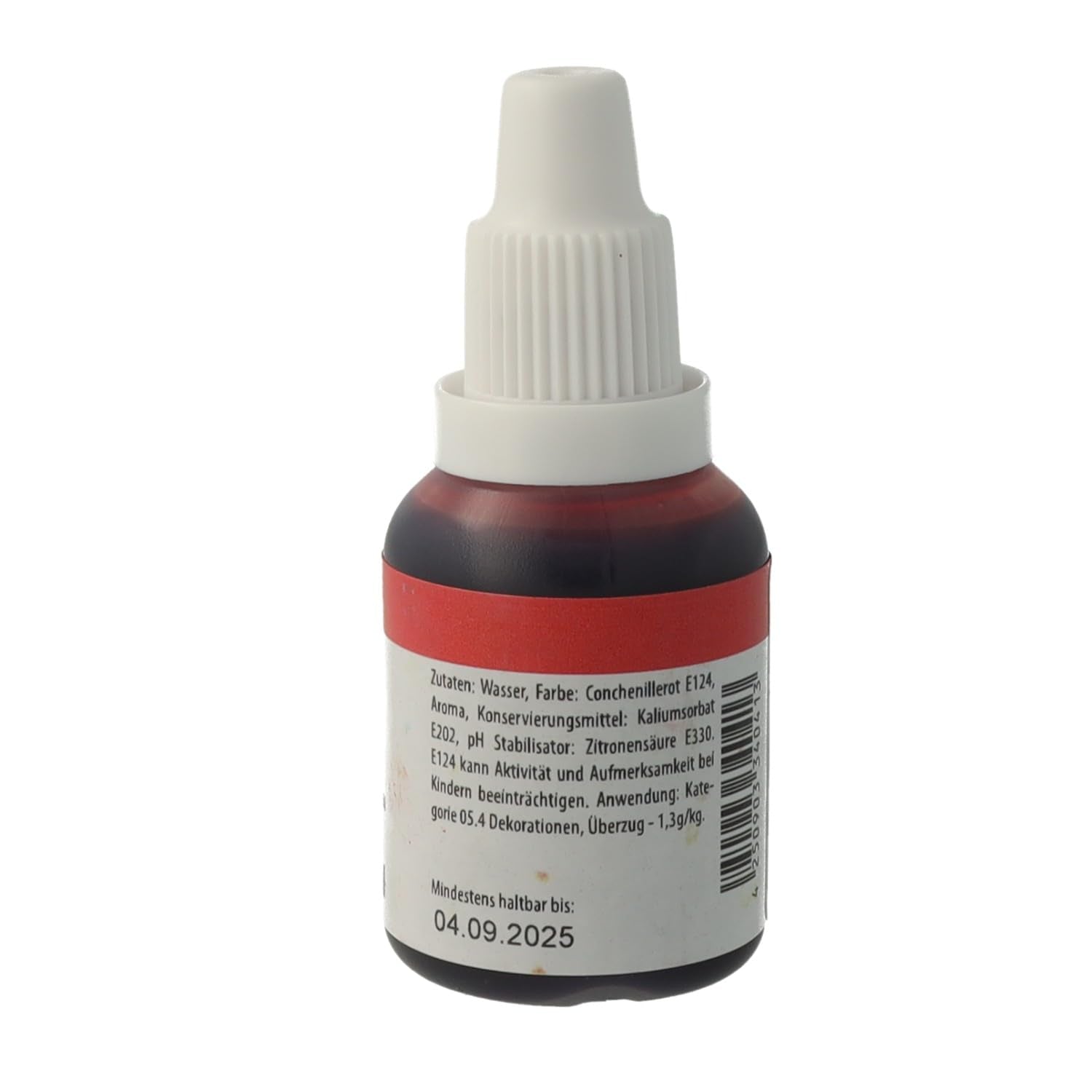 Bakeryteam airbrush kleurstof rood 20ml