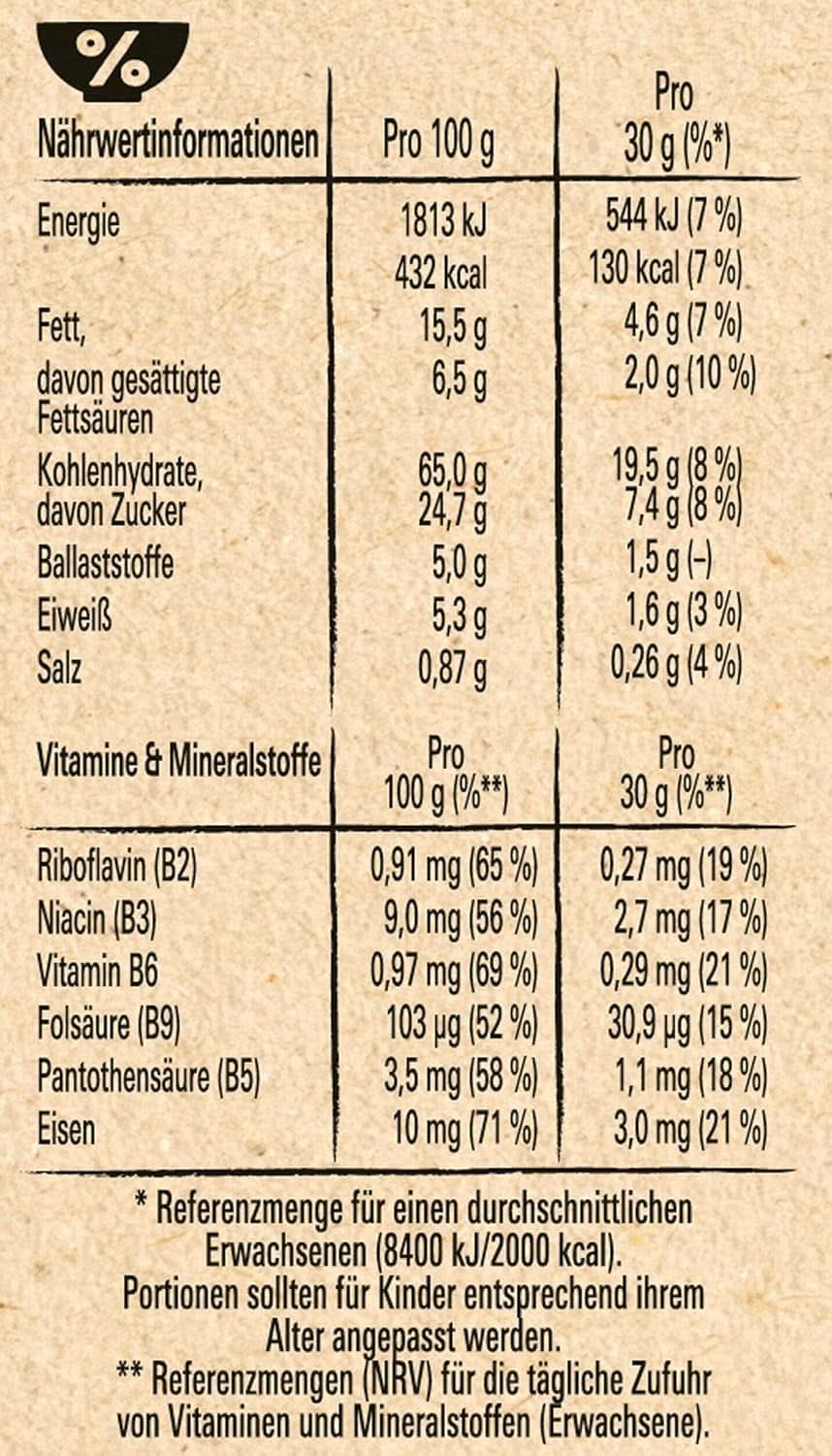 LION Wildcrush ontbijtgranen, chocolade en karamel Ontbijtgranen, pak van 8 x 360 gram Naty Shop