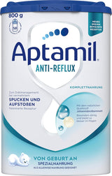 Aptamil Anti-Reflux - Volledige formule vanaf de geboorte Dieetmanagement Braken en oprispingen Babyvoeding Melkpoeder 1 x 800 g