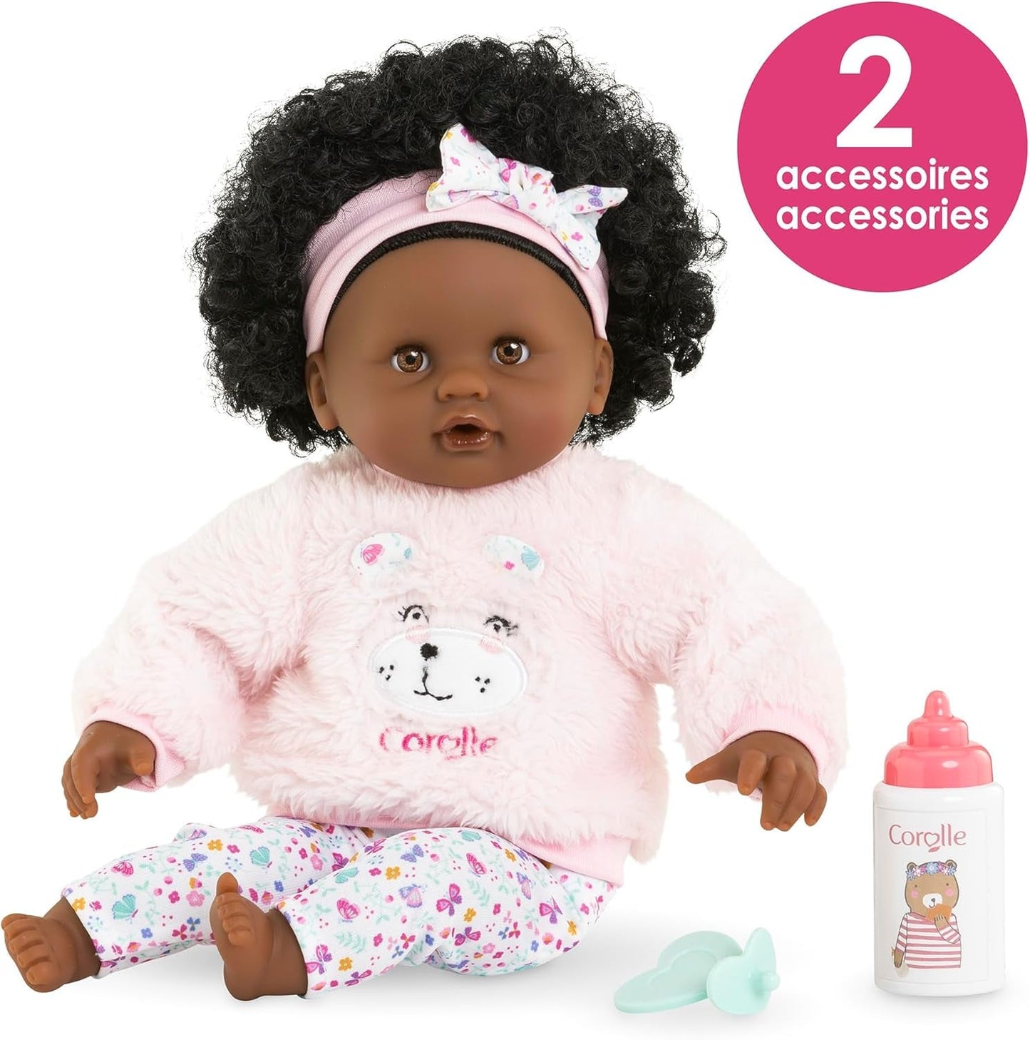 Corolle - Mijn eerste babypop, Baby Calin Caroline, 30 cm, vanaf 18 maanden, 9000100820