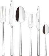 Sambonet 52562-N2 Rock RVS - Bestekset monobloc RVS 18/10 Keuken Naty Shop Set 6 personen - 36 delig