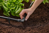 Gardena Micro-Drip-irrigatiesysteem L-stuk 13 mm (1/2"): pijpconnector voor het omkeren van 13 mm toevoerleidingen, gereedschapsloze montage, herbruikbaar (13202-20)