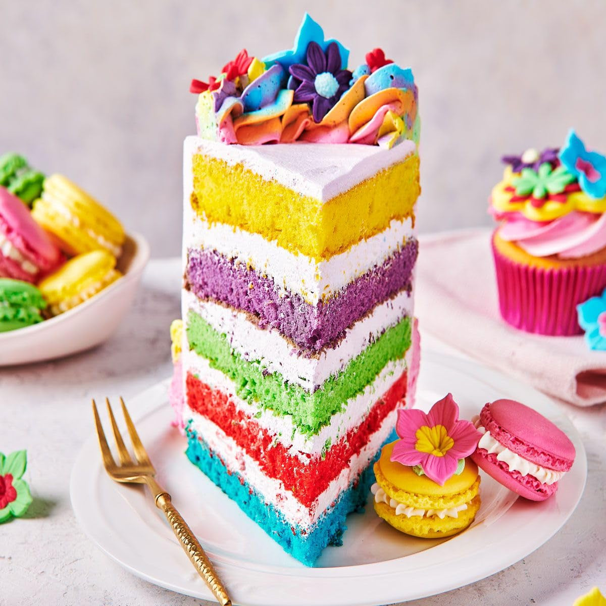Kleurstof Funcakes Gel Candy Pink: Hooggeconcentreerde kleurstof voor deeg, room, fondant, marsepein, gebak, eenvoudig te doseren, individuele druppels voor levendige kleuren, Halal, 30 g