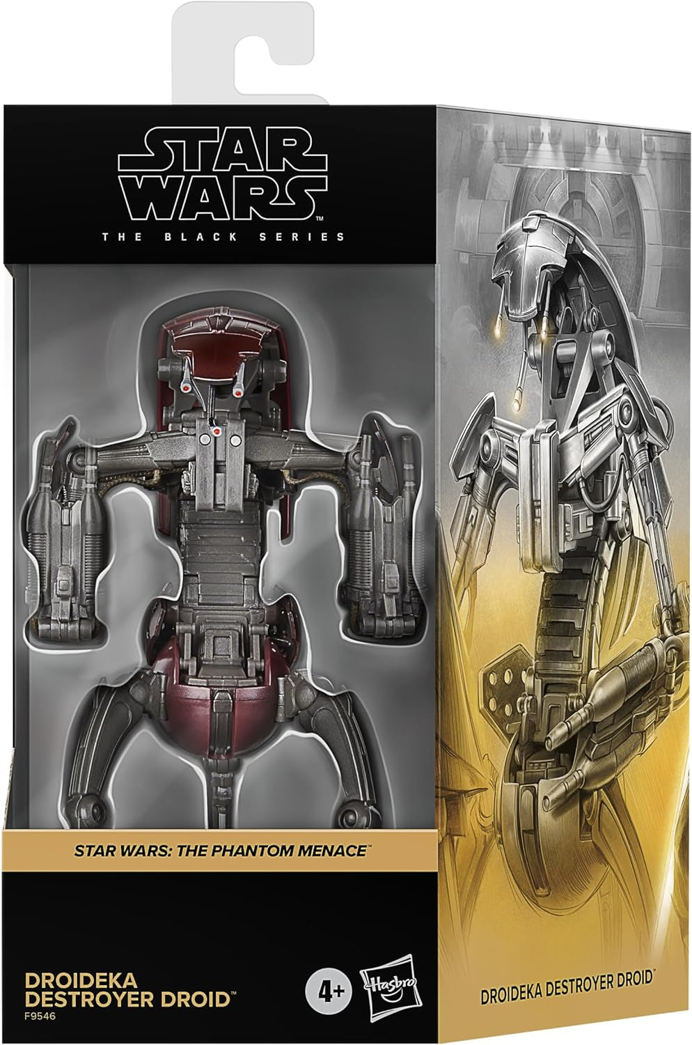 Star Wars Black Series Droideka Destroyer Droid-actiefiguur Star Wars: The Phantom Menace 15 cm actiefiguren Naty Shop Standaardtitel