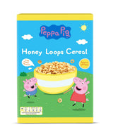 Peppa Pig Honey Loops Cereal, Knusprige Vollkorn Frühstückscerealien Mit Zugesetzten Vitaminen, 1Er-pakket (1 X 375G) Granen Naty Shop