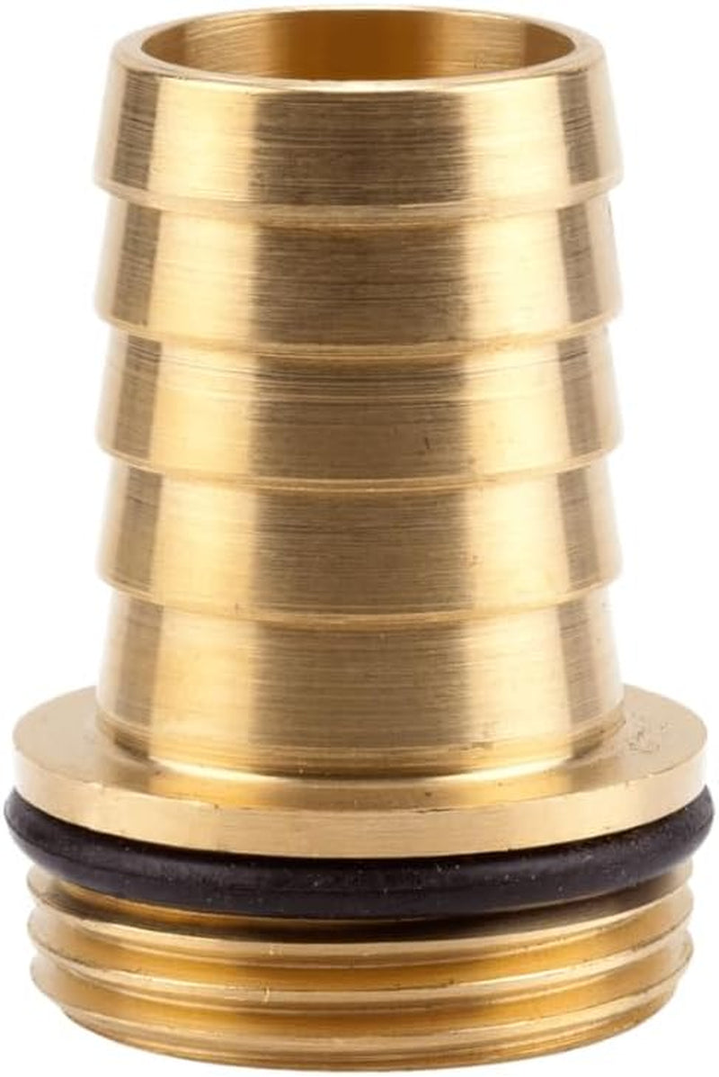 Gardena Messing Mondstuk: Messing connector voor voet- en tussenventielen, geschikt voor 25 mm (1 inch) slangen (7251-20)