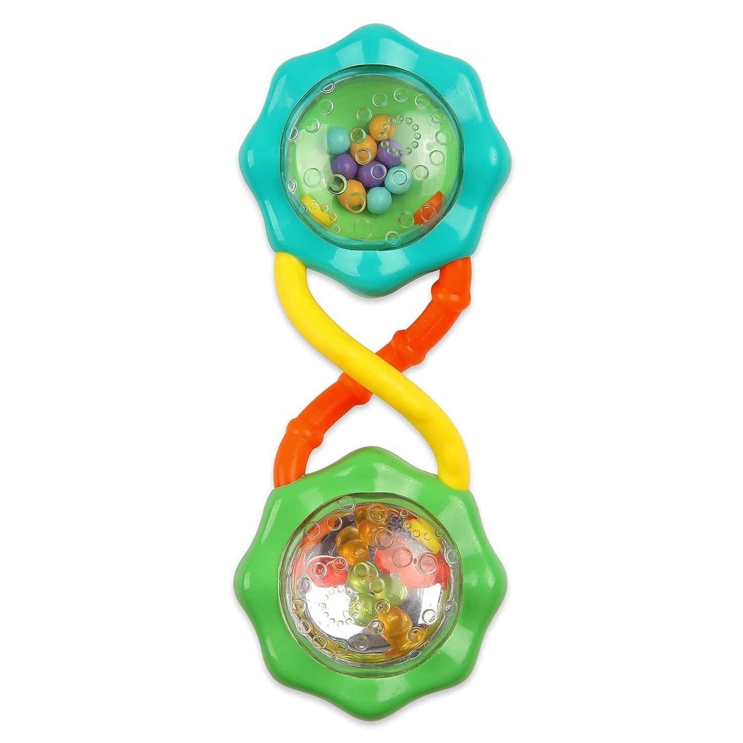 Bright Starts Little Shakers 6-delige cadeauset - Babyrammelaars en bijtringen BPA-vrij Gemakkelijk te vangen Unisex Newborn+