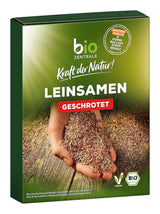 Biocentraal heel lijnzaad | 7 x 400 g biologisch lijnzaad | Ideaal voor yoghurt, muesli en brood | Alternatief voor psyllium, hennepzaad en chiazaad