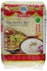 Aroy-D geurrijst, langkorrelige rijst 100%, 1 pakje (1 x 5 kg)