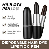 Haarkleur Stick Tijdelijke Haarkleur Lippenstift Haarverf, Tijdelijke Lippenstift Haarverf Witte Kleur Haar Cover DIY Make-up Stick Haarverf Zwart Bruin Haarverf Naty Shop