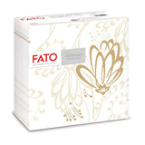 Fato - Droogpapieren servetten, airlaid, textieleffect, verpakking van 50 servetten, 40X40 gevouwen in 4-formaat, Tropicana Decor